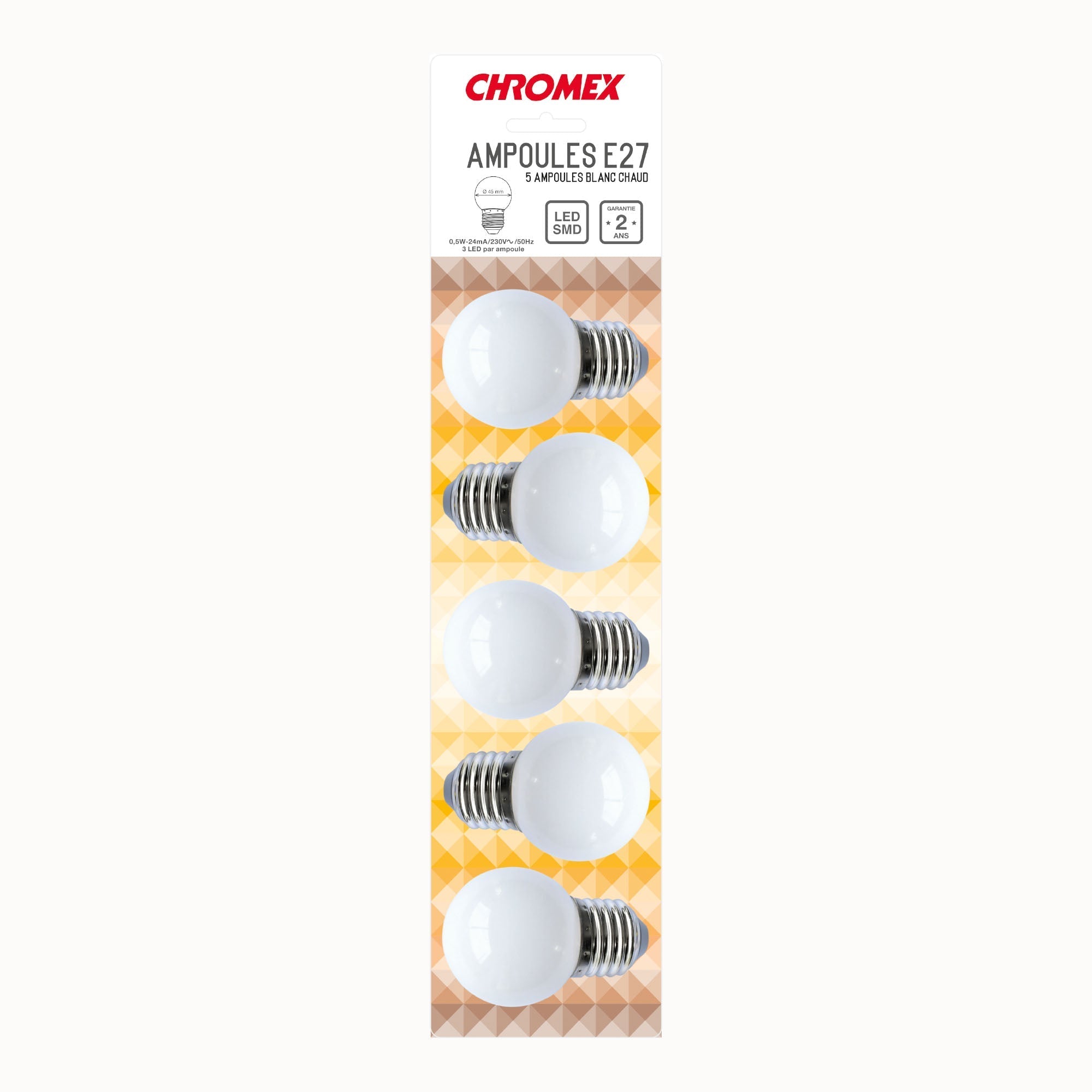 Pack de 5 ampoules E27